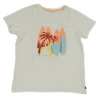 Biele tričko so sufrmi Okaidi