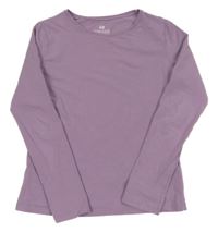 Lila tričko H&M