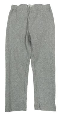 Sivé rebrované legíny H&M