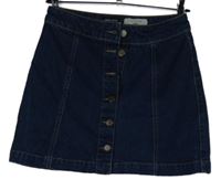 Dámska tmavomodrá rifľová prepínaci sukňa New Look