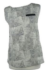 Dámská černo-bílá vzorovaná halenka Only 