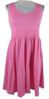 Dámske ružové bavlnené šaty Papaya