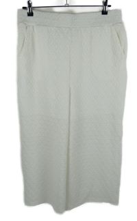 Dámské bílé madeirové culottes kalhoty 