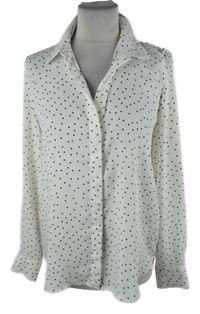 Dámská bílá puntíkovaná halenka H&M