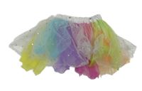 Kostým- barevná tylová sukně s hvězdami