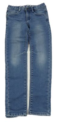 Modré teplákové slim rifle 