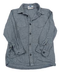 Tmavomodrá melírovaná košile Topolino