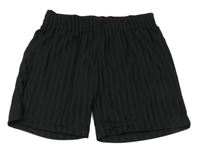 Čierne športové pruhované kraťasy F&F