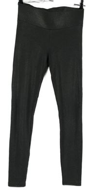 Dámske sivo-strieborné legíny Bonprix