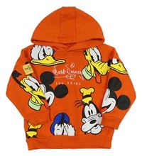 Červená mikina s Mickeym a kapucňou Primark