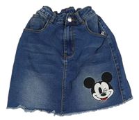 Modrá riflová sukně s Mickeym Disney