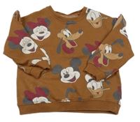 Hnedá mikina s Minnie a kamarády Next