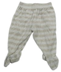 Béžovo-bílé pruhované polodupky Mothercare