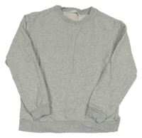 Sivá melírovaná mikina H&M