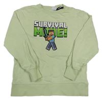 Zelenkavá mikina - Minecraft Zara
