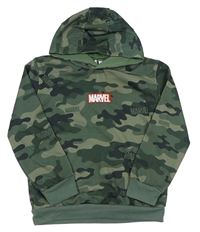 Khaki army mikina s logem Marvel