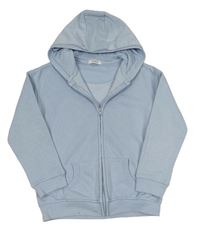 Svetlomodrá prepínaci mikina s kapucňou Primark