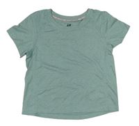 Mátovošedé crop športové tričko H&M