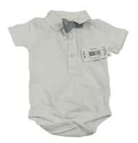 2set - Biele polo body + motýlok Matalan