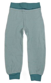 Světlemodro-biele pruhované cuff tepláky s Bugs Bunnym