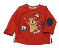 Červené triko s medvídkem