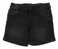 Antracitové rifľové kraťasy Tom Tailor