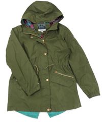 Khaki šusťáková jarní parka s kapucí Regatta