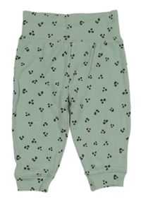 Olivovošedé vzorované tepláky PRIMARK