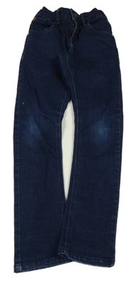 Tmavomodré skinny teplákové rifle name it.