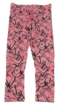 Růžové legíny se srdíčky Next