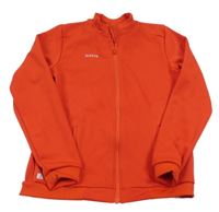 Červená thermo propínací mikina s logem KIPSTA