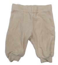 Světlepudrové zamatové tepláky Smile