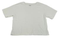 Biele crop tričko C&A