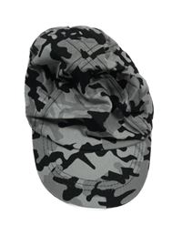 Šedo-černá army plátěná kšiltovka George