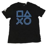 Čierne tričko s potiskem - PlayStation H&M