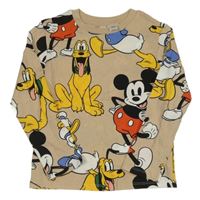 Béžové triko s Mickey s kamarády H&M