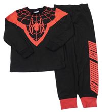 Černo-červené pyžamo s pavoukem - Spider-man C&A