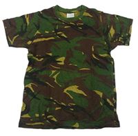 Kaki-béžové army tričko