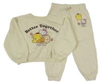 2set - Krémová mikina s Hello Kitty a přáteli + tepláky