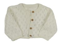 Smotanový perforovaný prepínaci sveter George