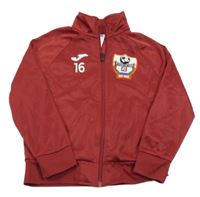 Vínová športová prepínaci mikina s výšivkou Joma