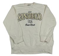 Smotanová mikina s nápisom C&A