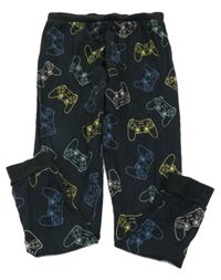 Čierne pyžamové nohavice s ovladači Firetrap