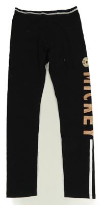 Černé legíny s Mickeym Primark