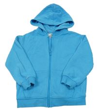 Modrá prepínaci mikina s kapucňou M&S