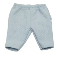 Světlemodré vzorované tepláky