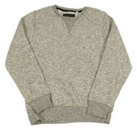 Sivá melírovaná mikina Next