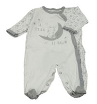 Biely overal s medveďmi