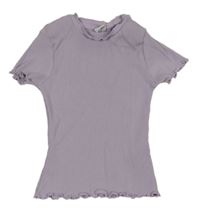 Lila rebrované tričko Kiki&Koko