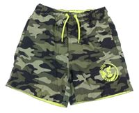 Army plážové kraťasy so surferom Chapter Young